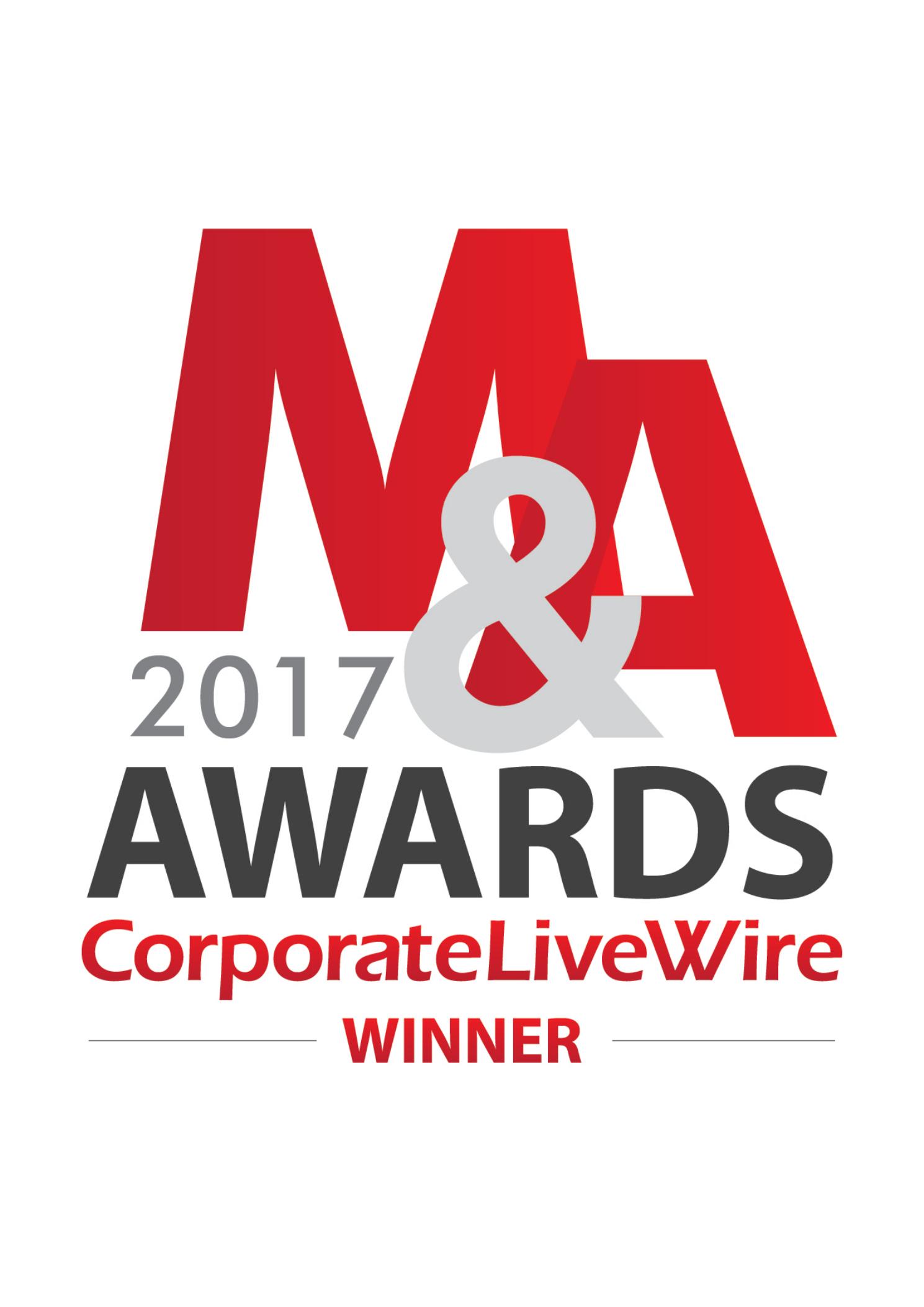 Corporate LiveWire M&A Award Winner