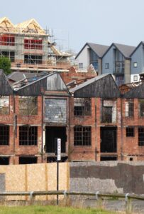 Property opportunity, new build adjacent to an old industrial site, funding potential to redevelop the derelict site