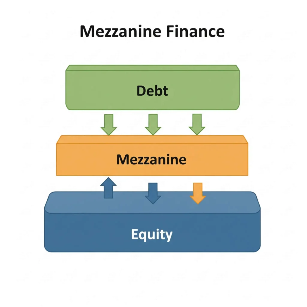 Using a combination of senior debt and mezzanine finance you can get further with your equity in development finance